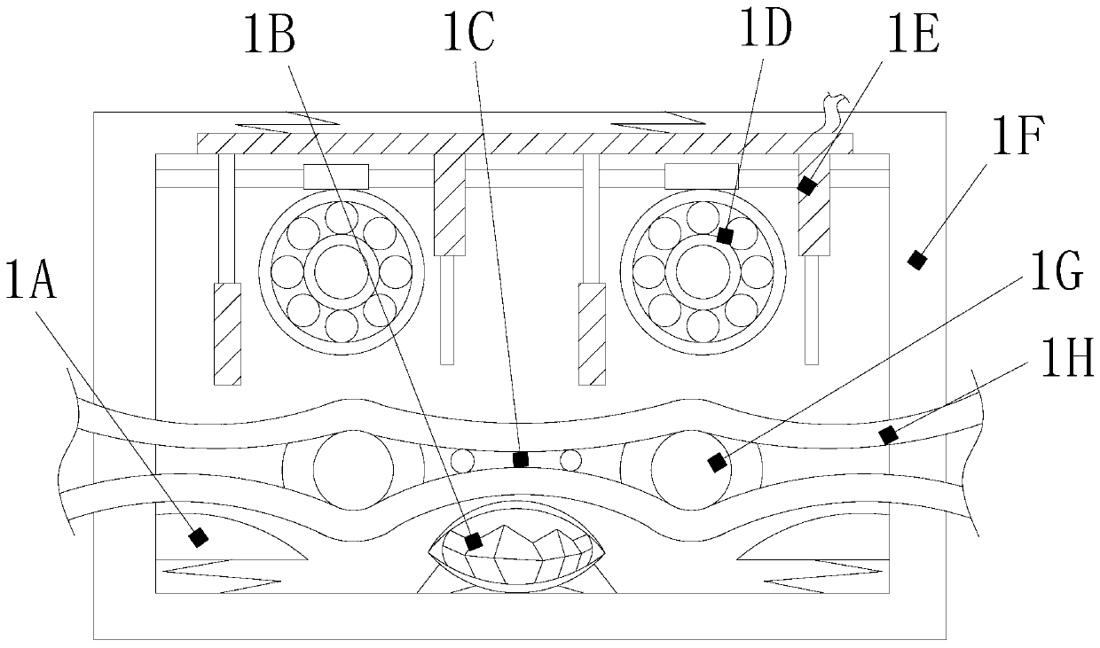 Differential chain production assembly line for double speed converting regulation of separation distance chain wheel for lamp transportation