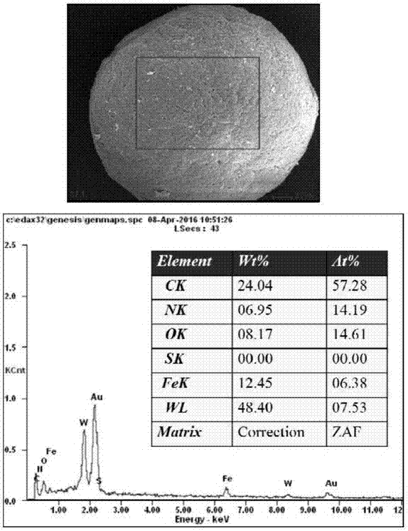 Method for preparing magnetic composite biobased supported phosphotungstic acid catalyst