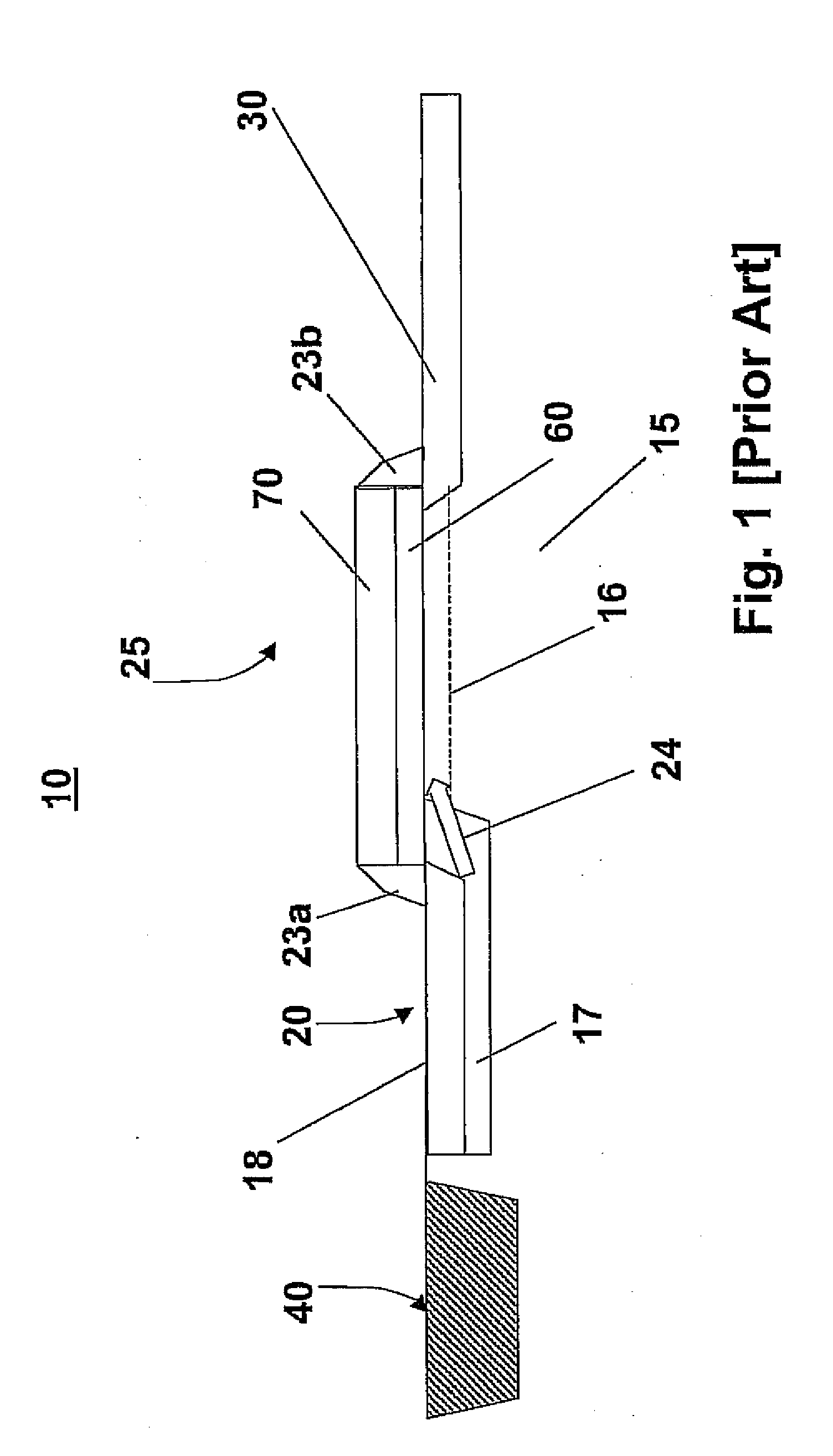 Low lag transfer gate device