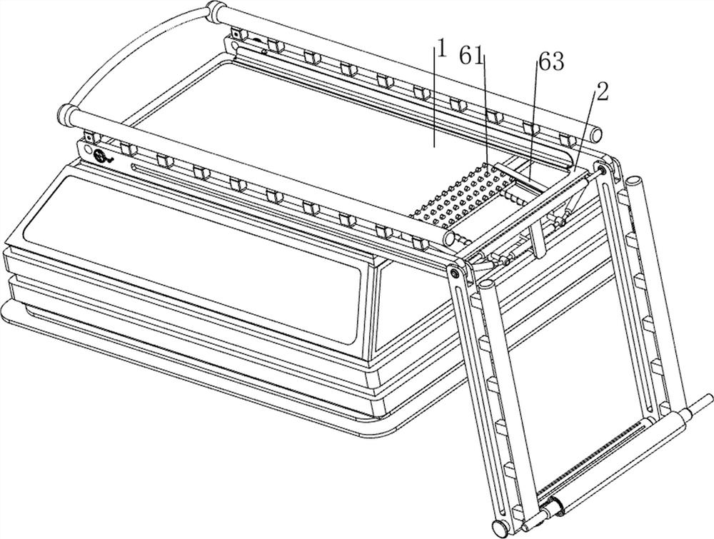 Conveying equipment for building top surface greening