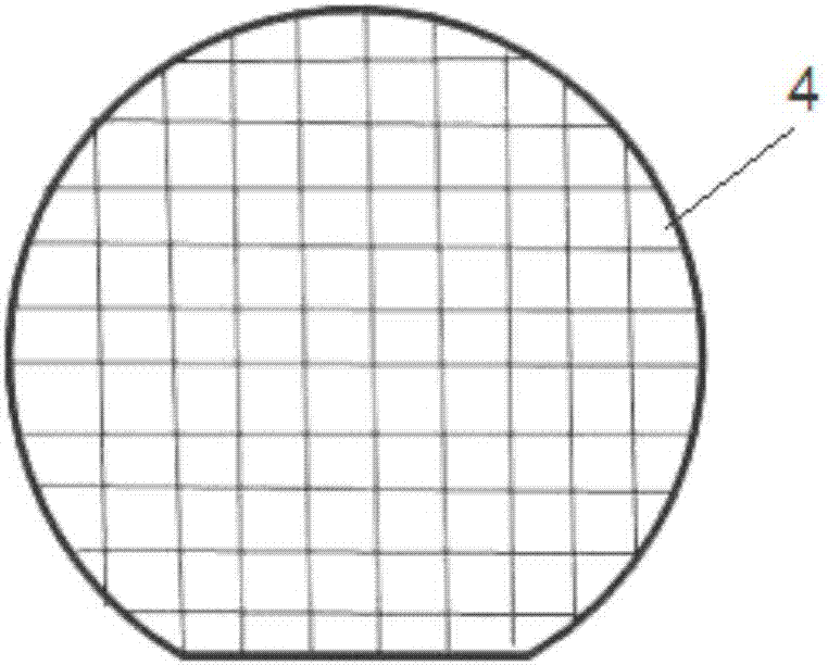 Method for cutting sapphire substrate LED chip through lasers