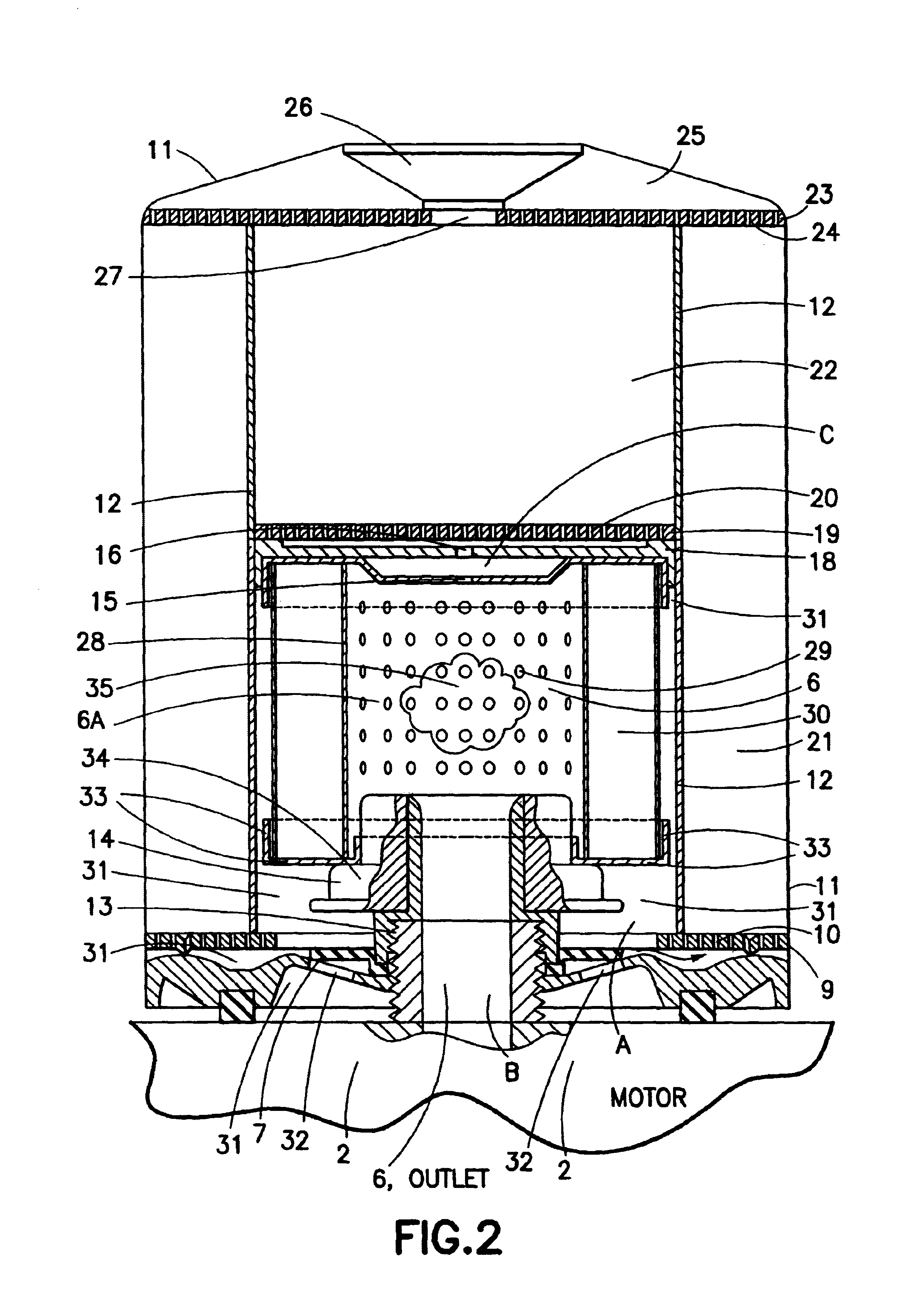 Hybrid spin-on filter