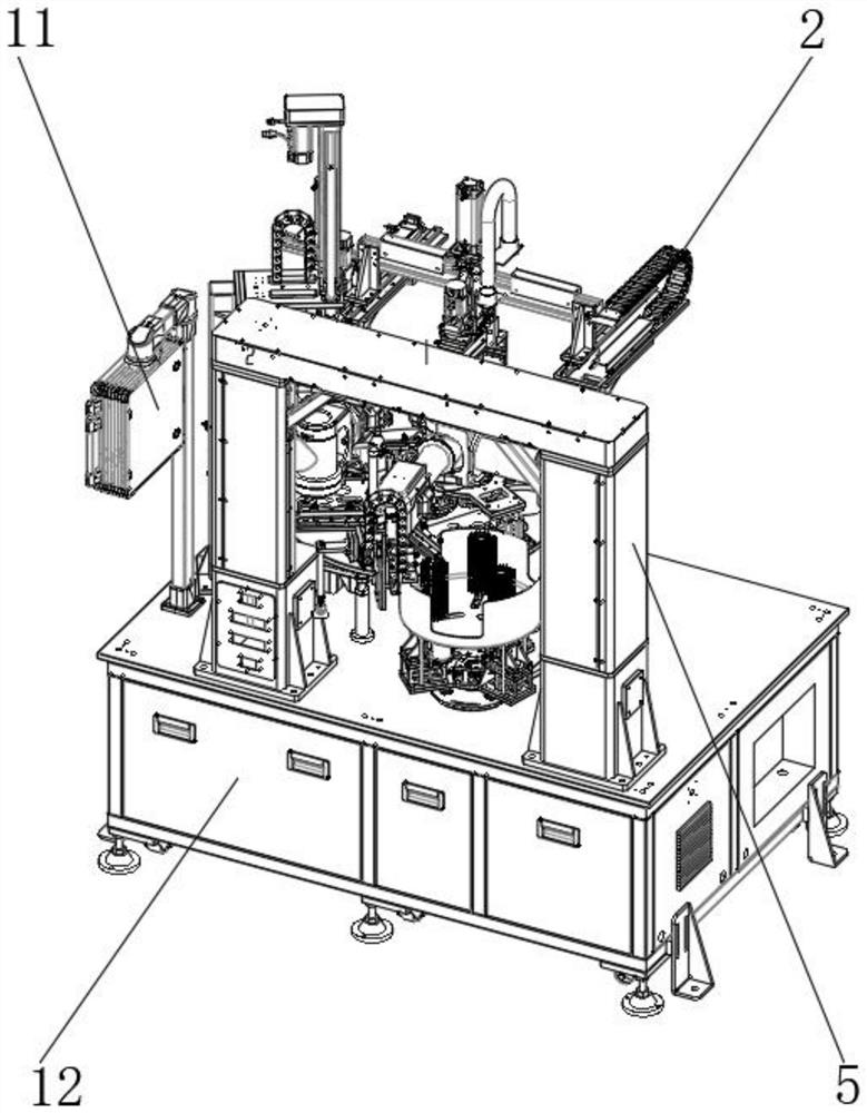 Ceramic multi-section die rolling forming automation device