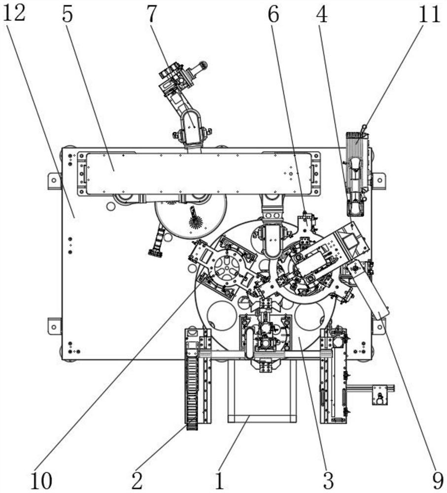 Ceramic multi-section die rolling forming automation device