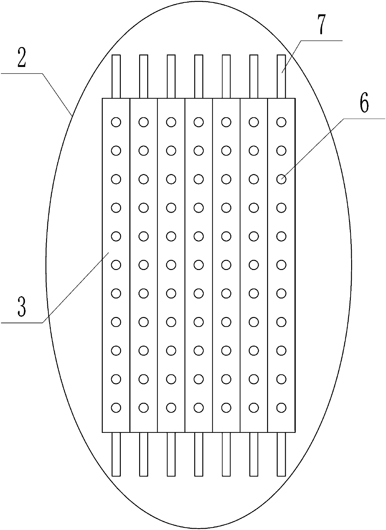 Wound cleaning bed for surgical operation