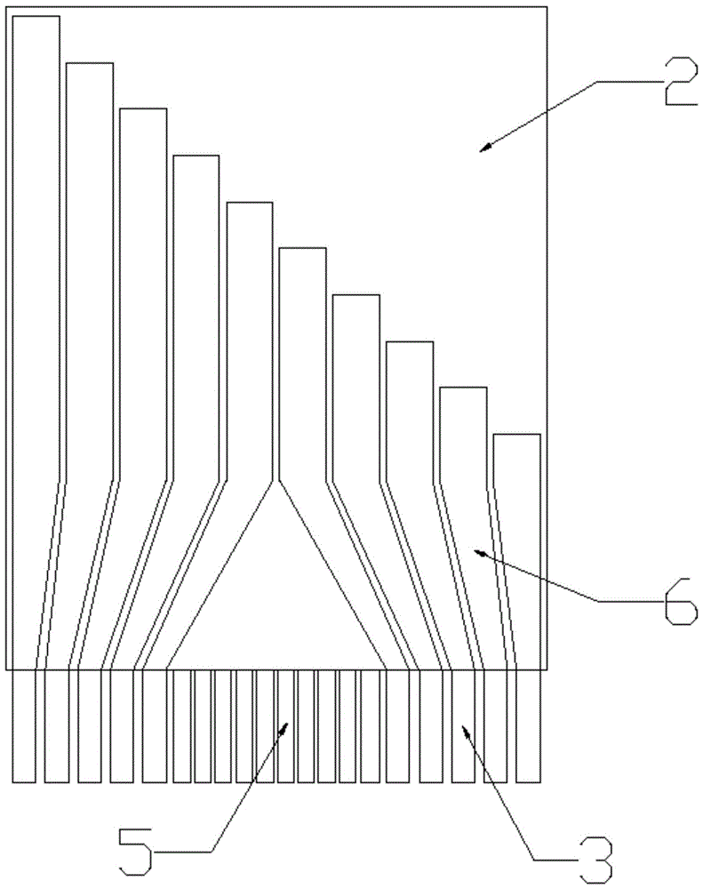 A pm-oled cathode lead layout structure and manufacturing method thereof