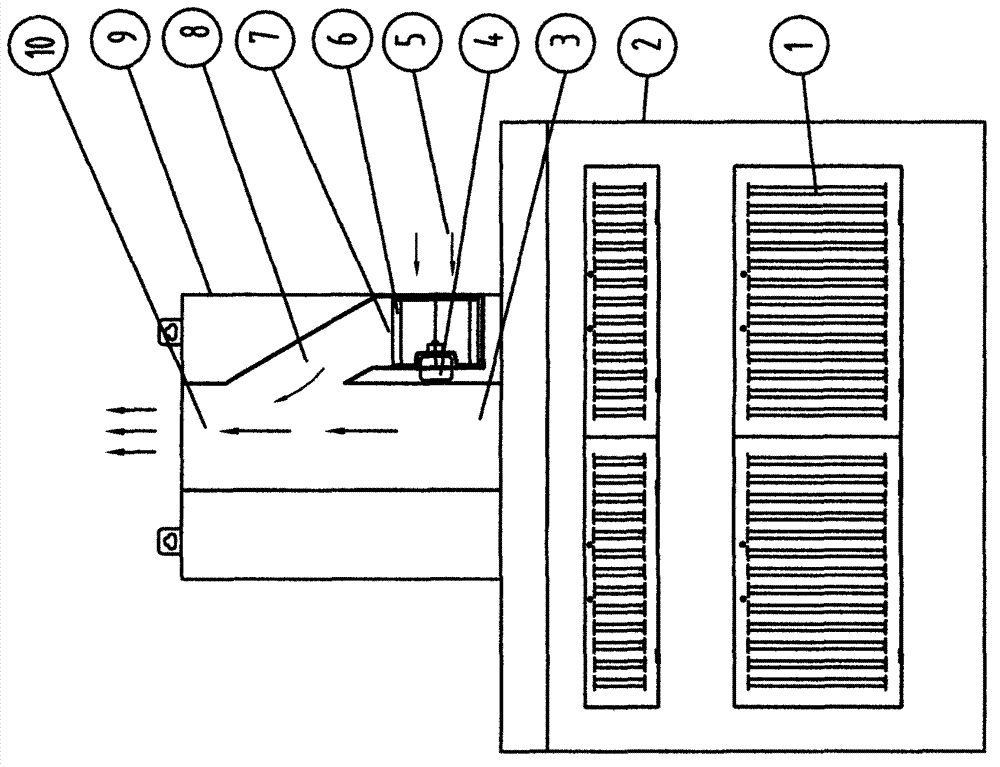 Negative pressure type range hood