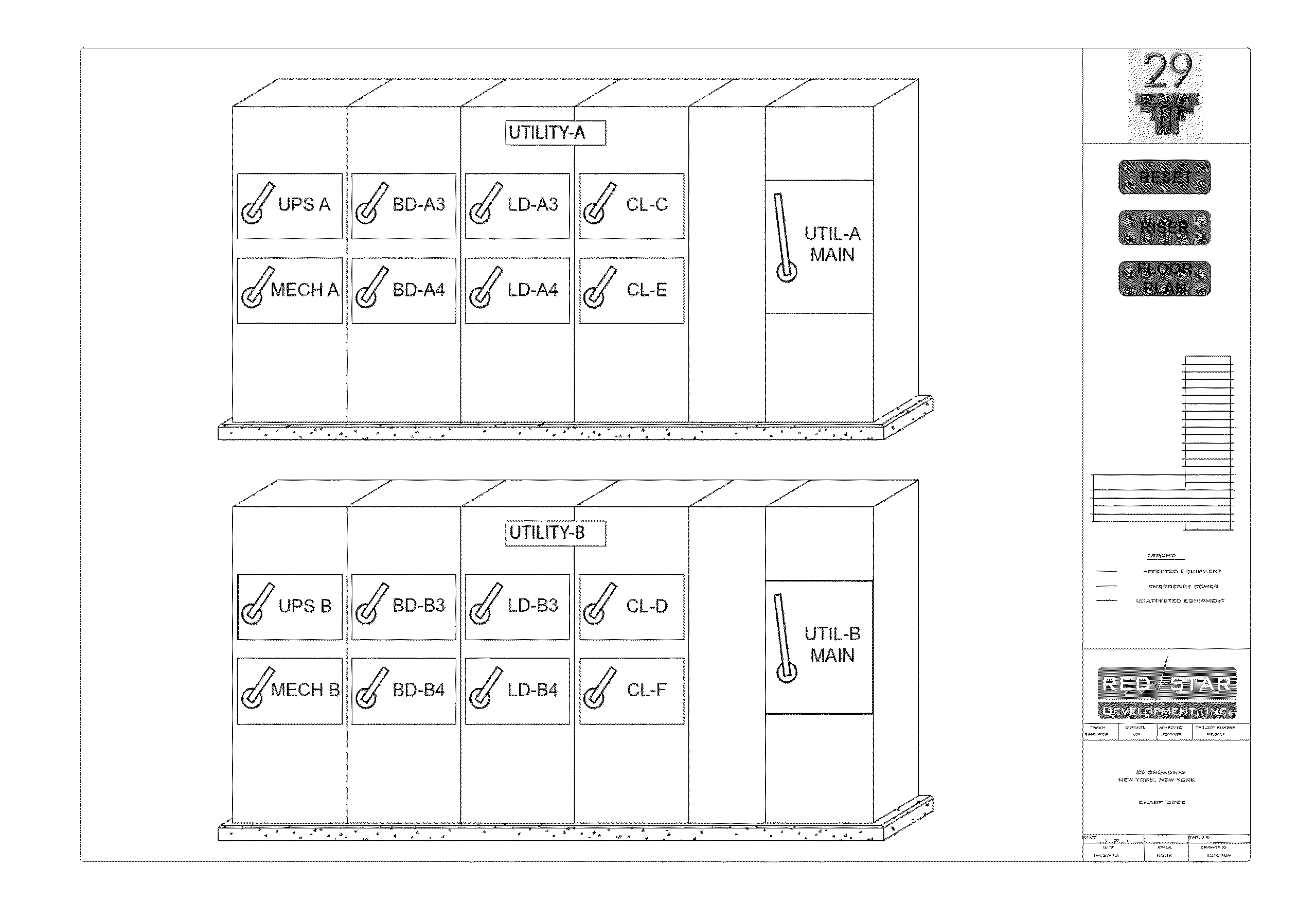 Customizable Interactive System & Methods for Graphically Depicting Complex Facility Operations