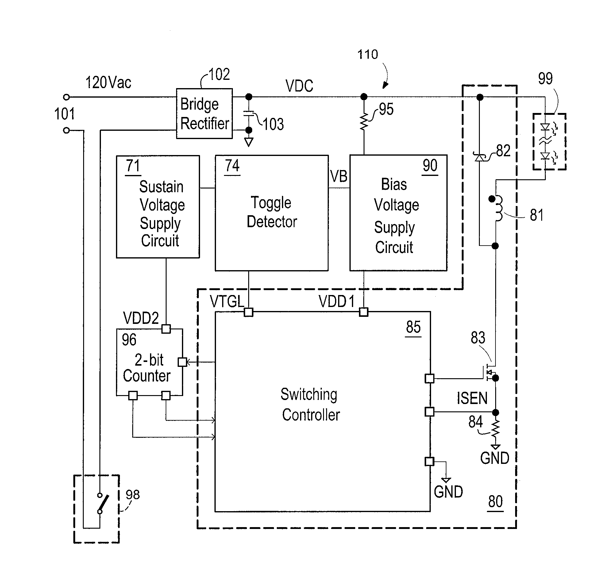 Dimmable LED lamp and dimmable LED lighting apparatus