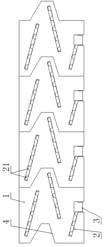 Structural waterproof parallel air flue type natural ventilator