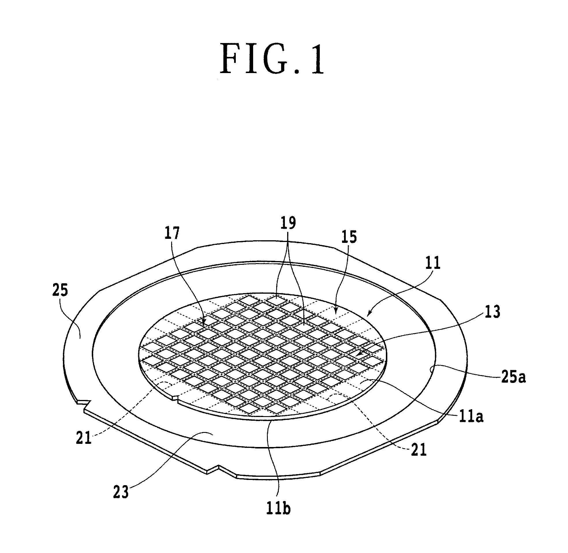 Chip spacing maintaining apparatus