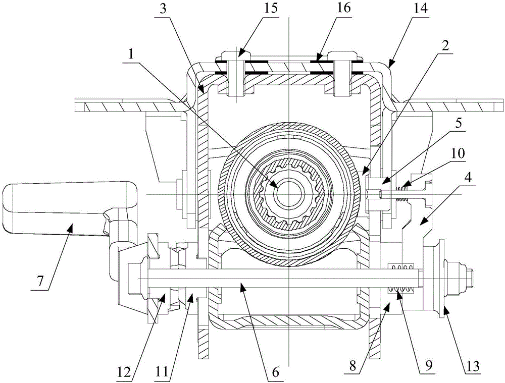 Energy absorption structure for steering column assembly