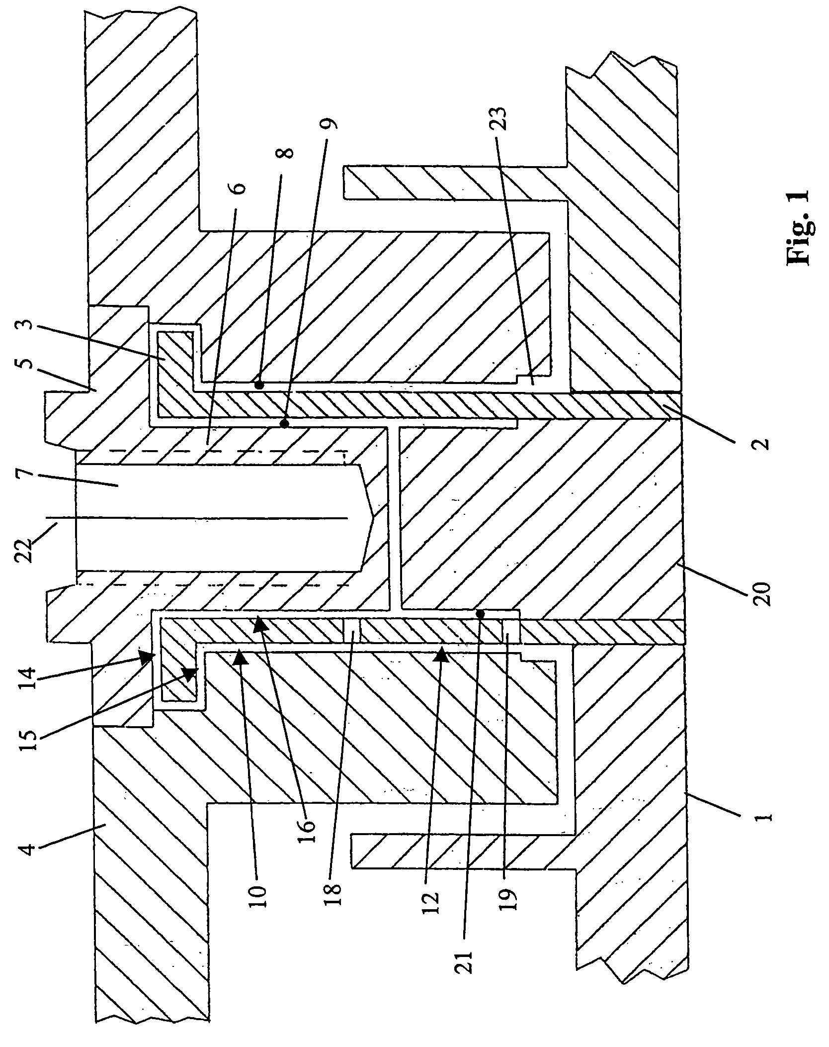 Fluid dynamic bearing system to rotatably support a spindle motor