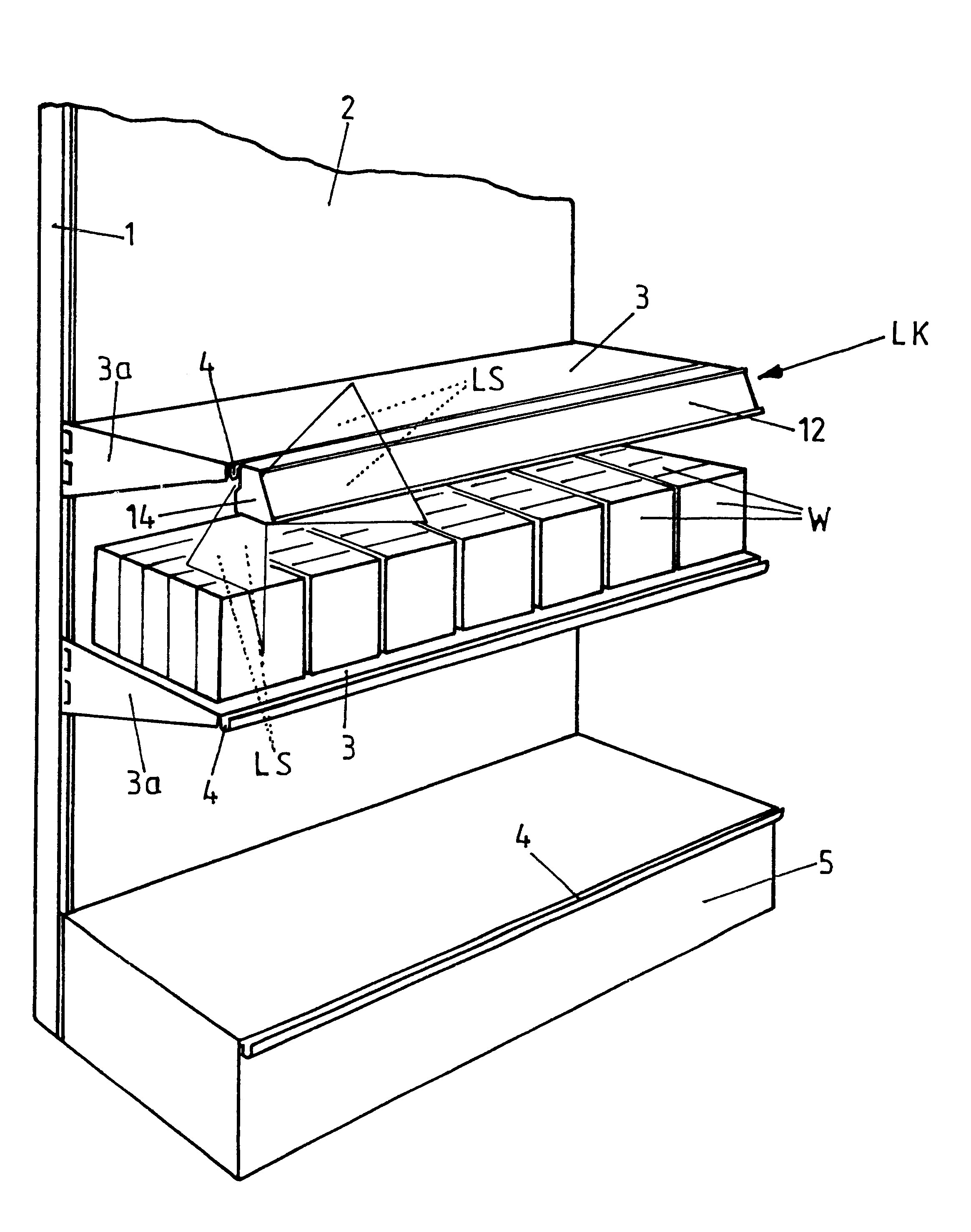 Rack lamp