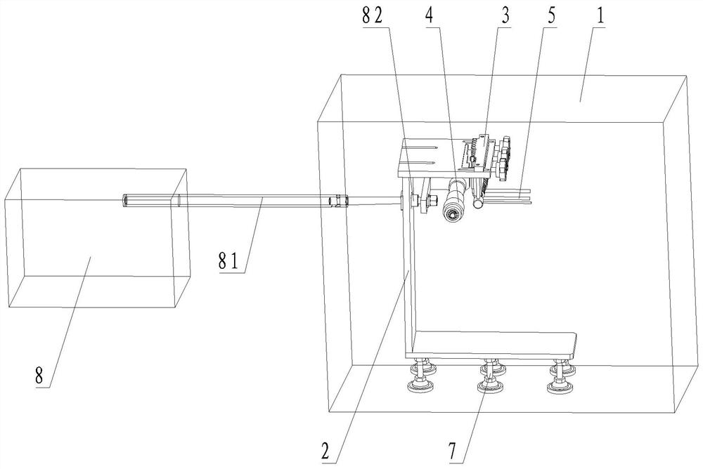 High-low temperature bending test device for pipe