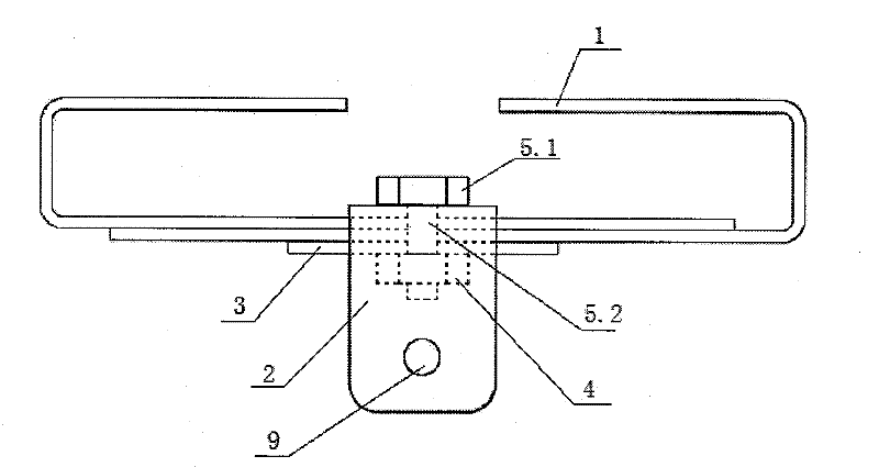 Adjustable installing piece of lamp in factory