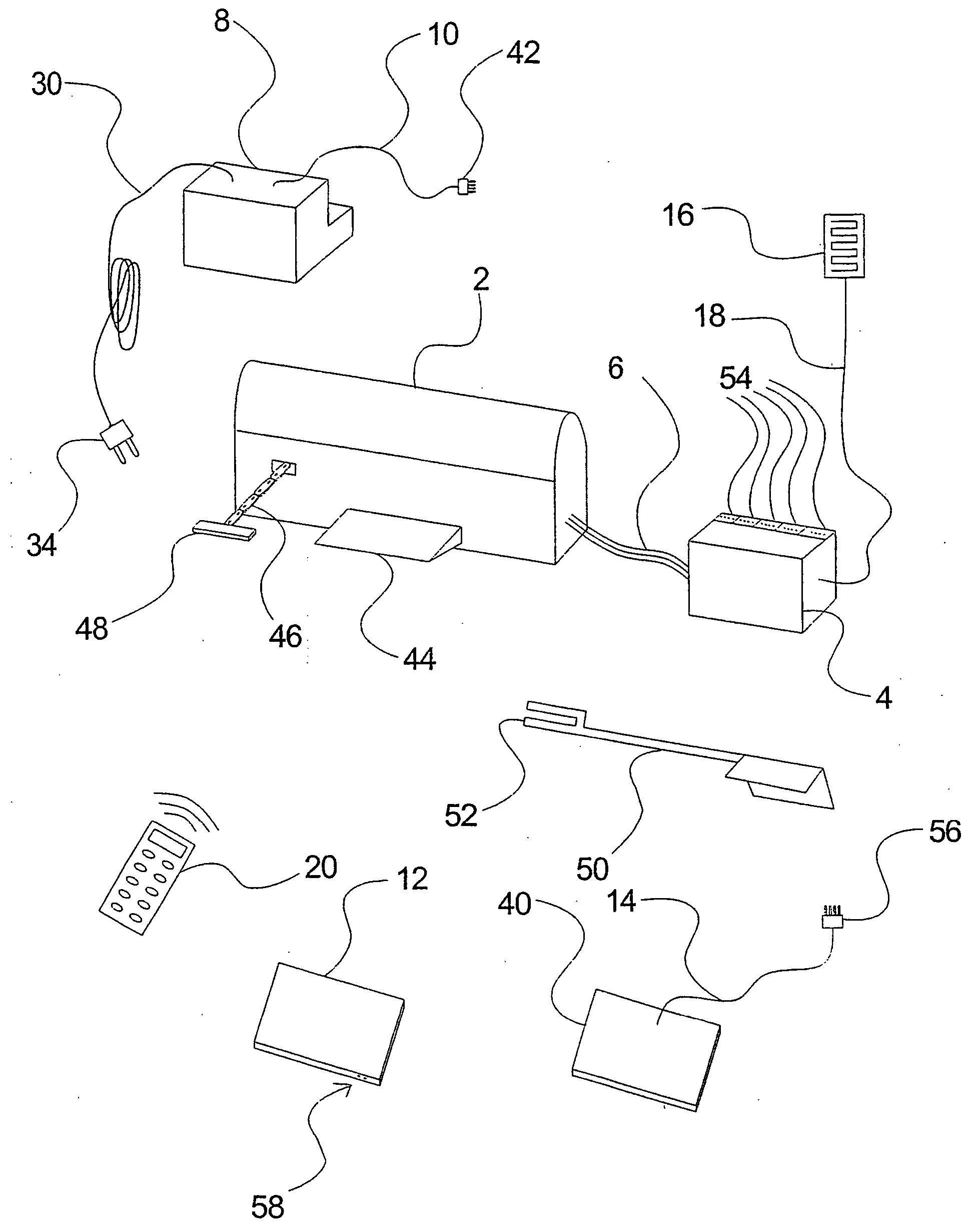 Operator system and an aperture member comprising such a system