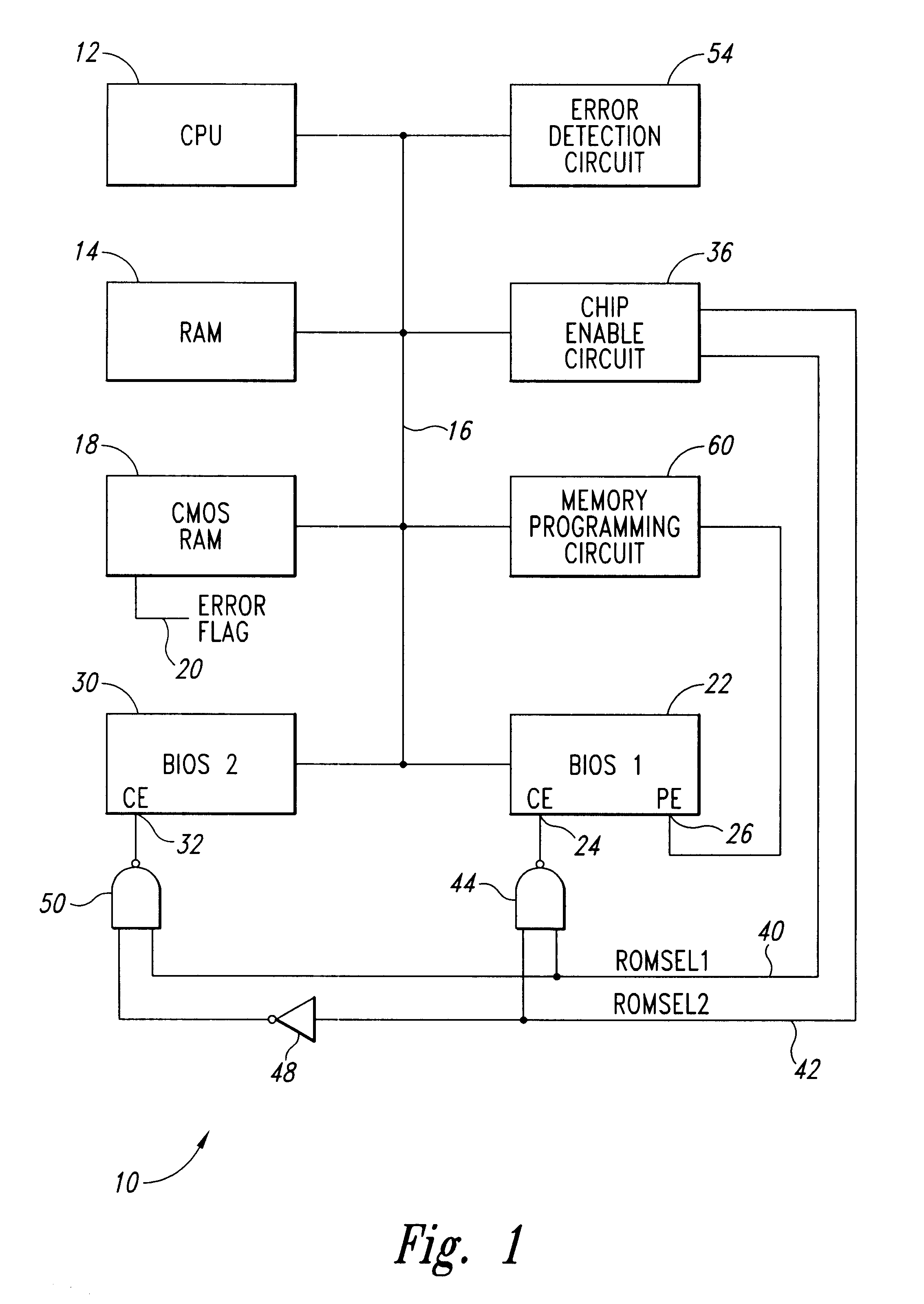 System for a primary BIOS ROM recovery in a dual BIOS ROM computer system