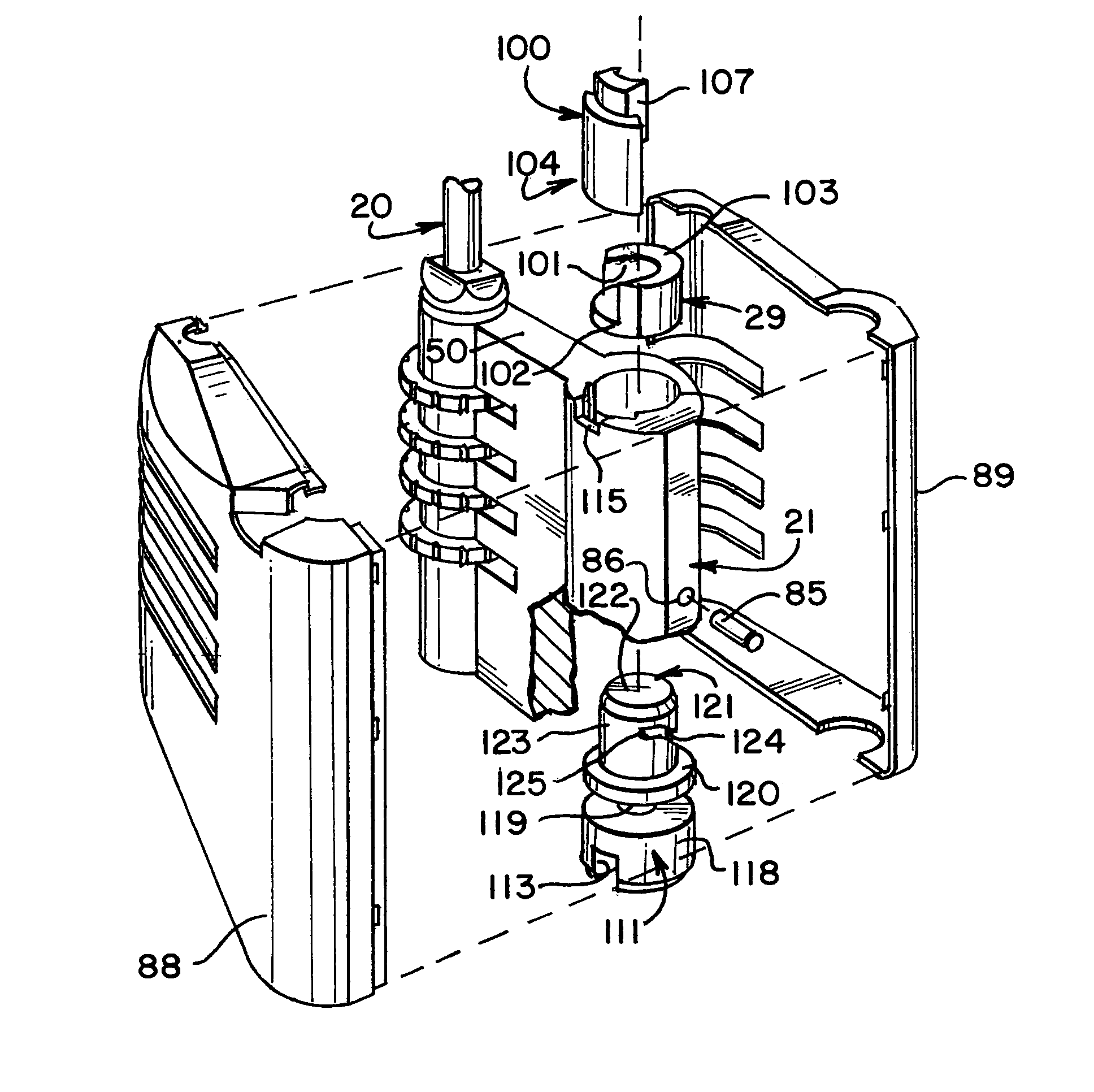 Padlock with fully integrated dual locking systems