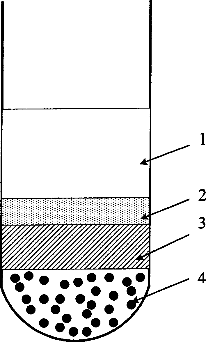 Solid-liquid centrifugal separator of leached and extracted coupling resultant