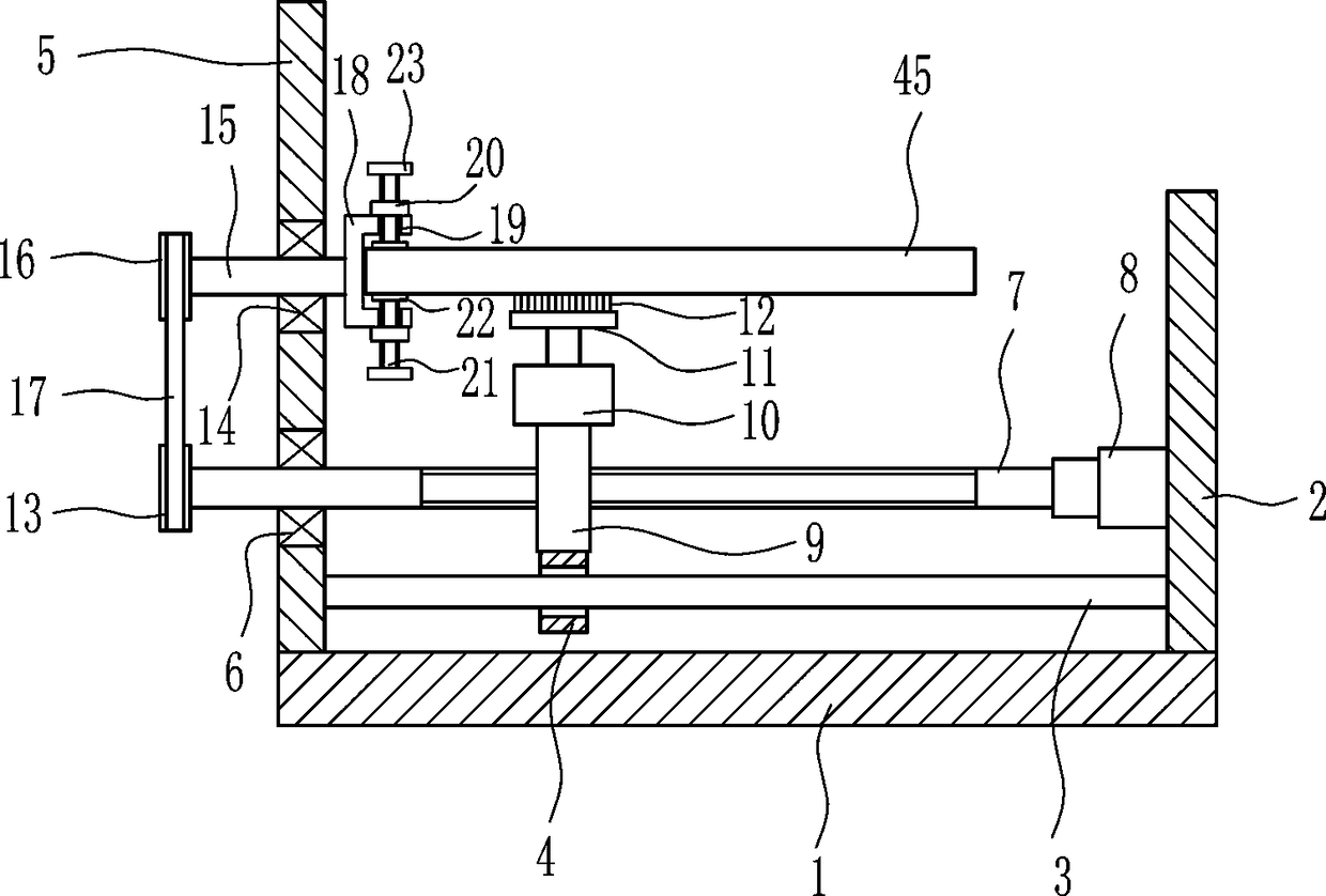 Rust removal cleaning device special for screw rod