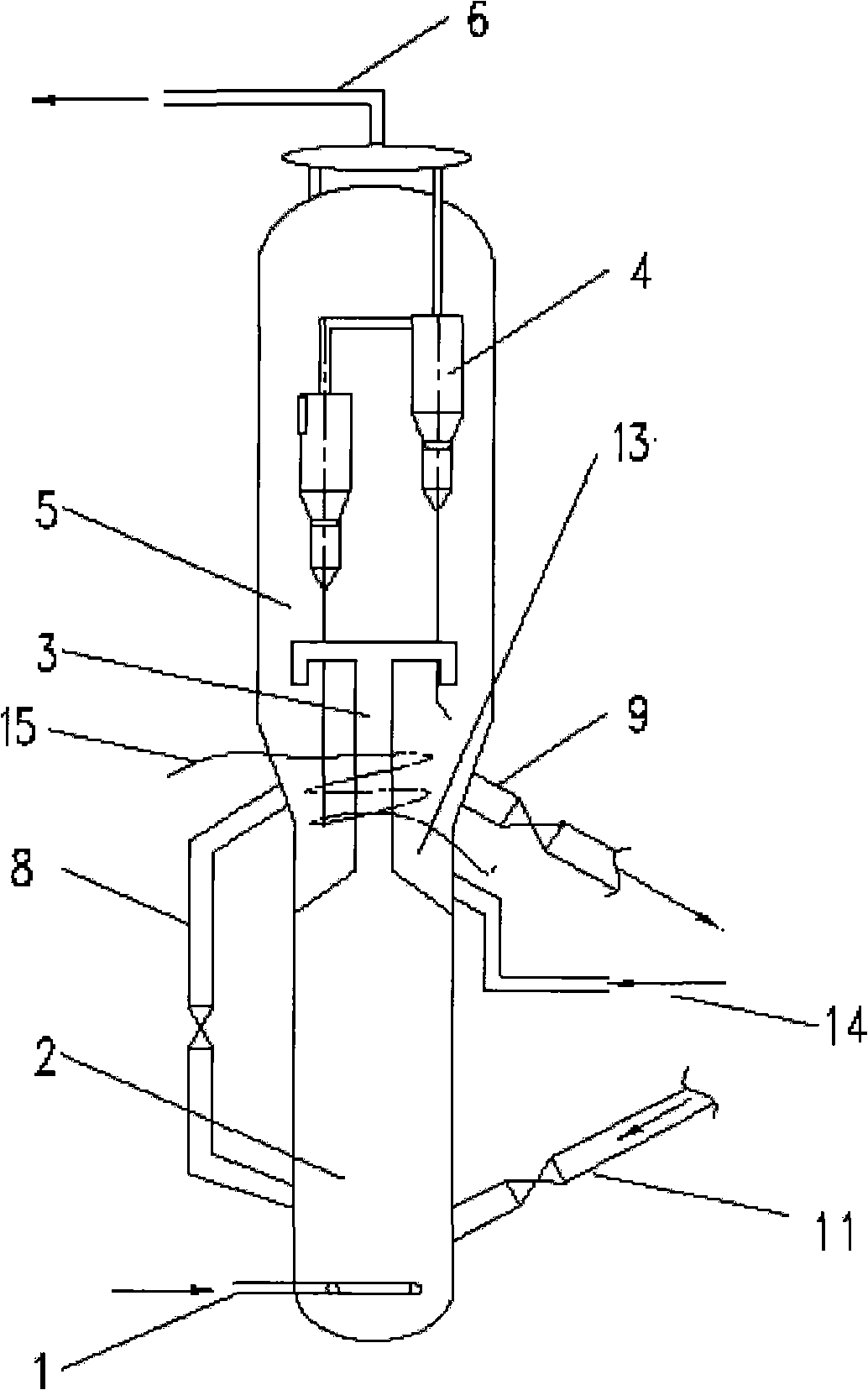 Method for producing low carbon olefinic hydrocarbon from methanol or dimethyl ether