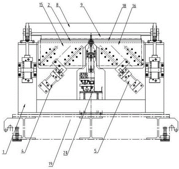 A 90-degree forming machine on an automatic forming production line