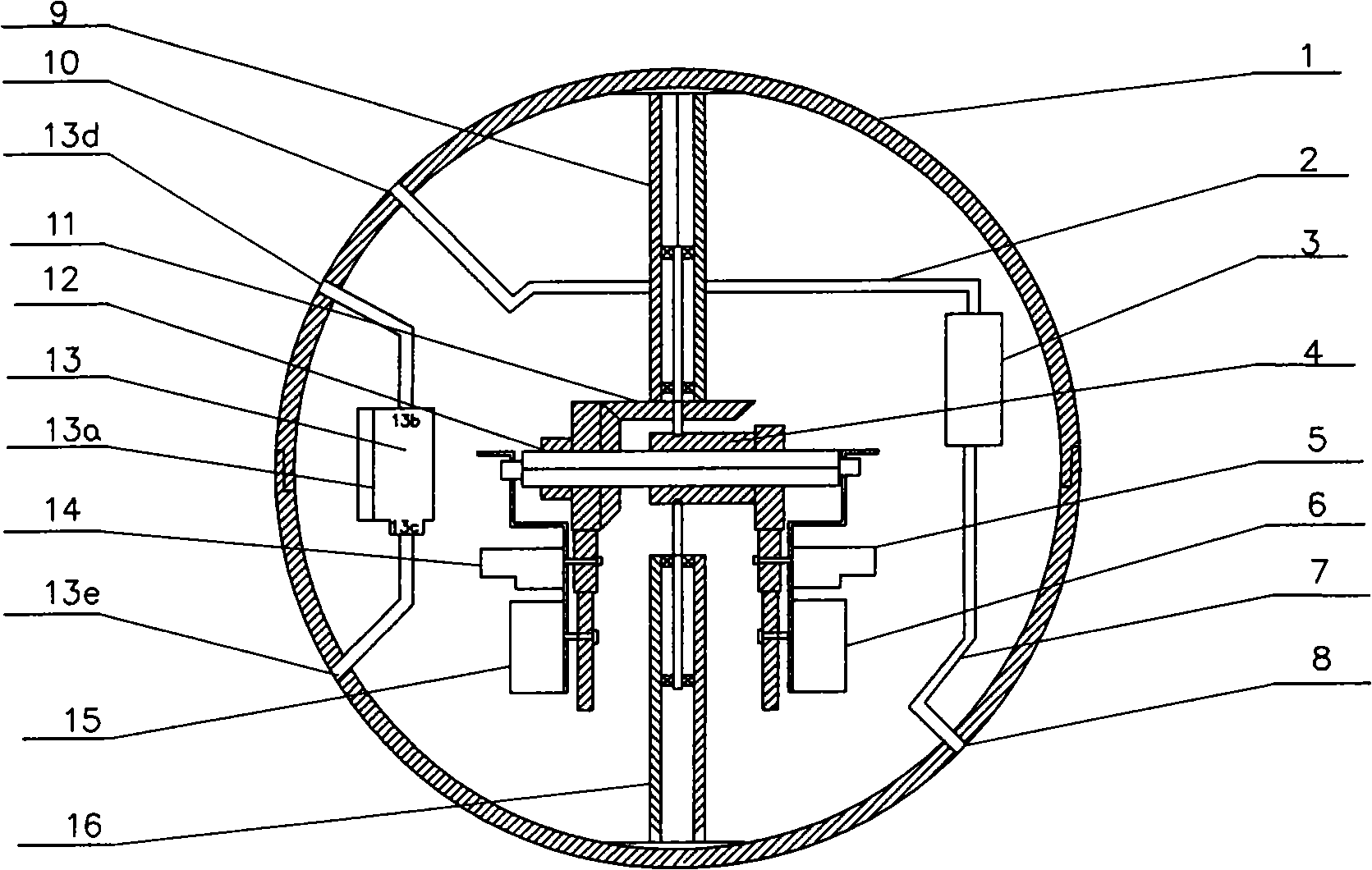 Amphibious spherical robot