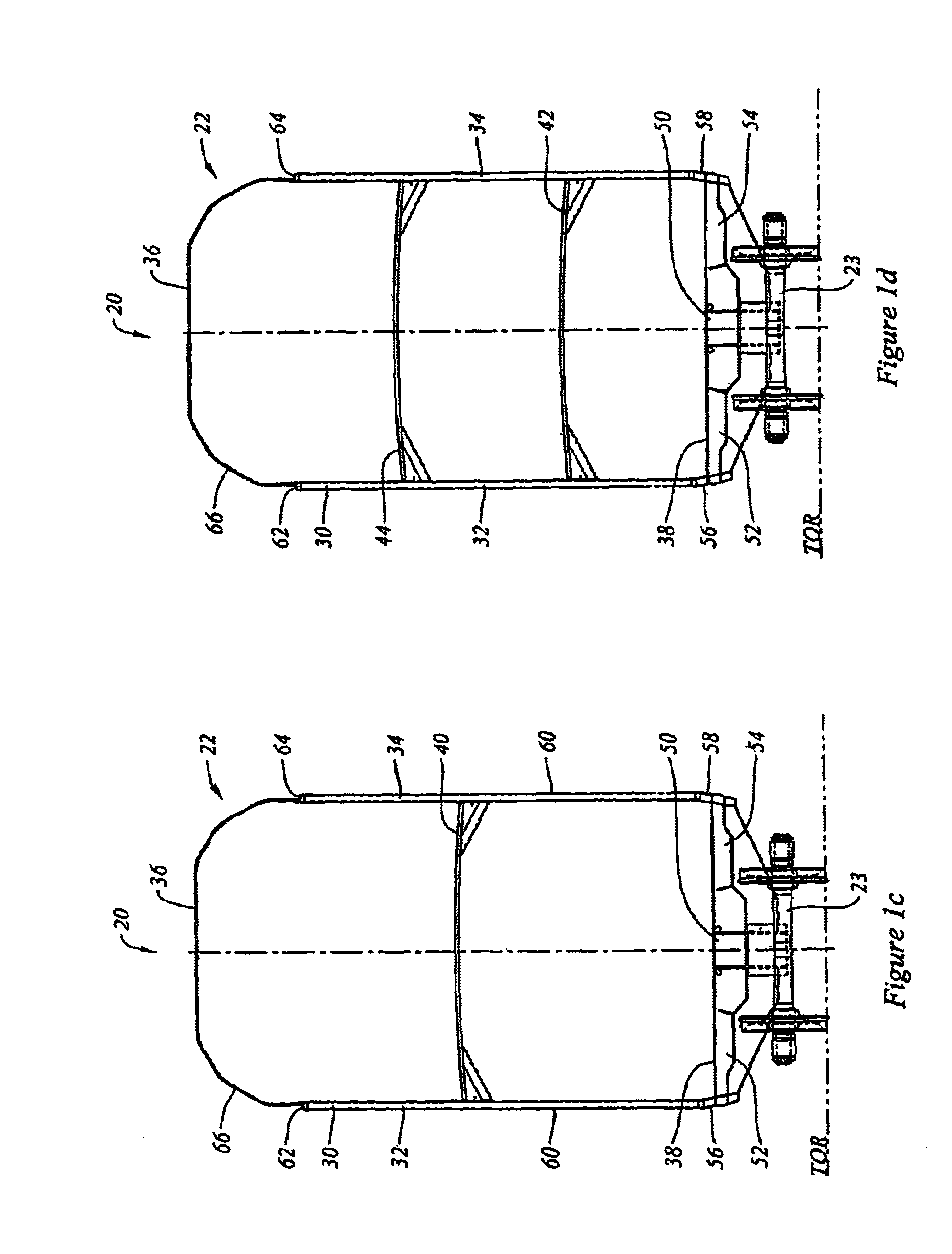 Rail road car with reduced slack