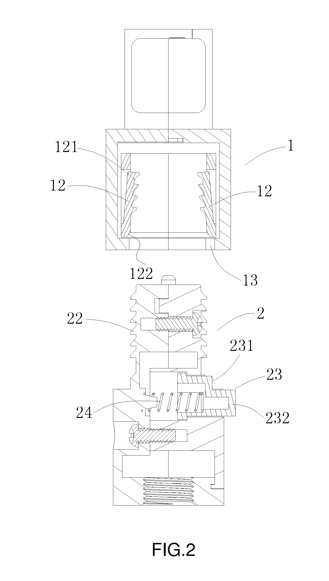 Quickly connectable plug and socket for power connection of electrical lighting apparatus