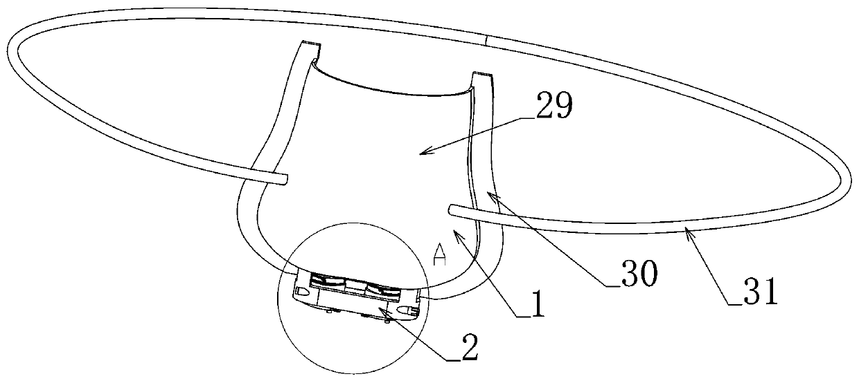 Nasal cavity support nasal septum fixator