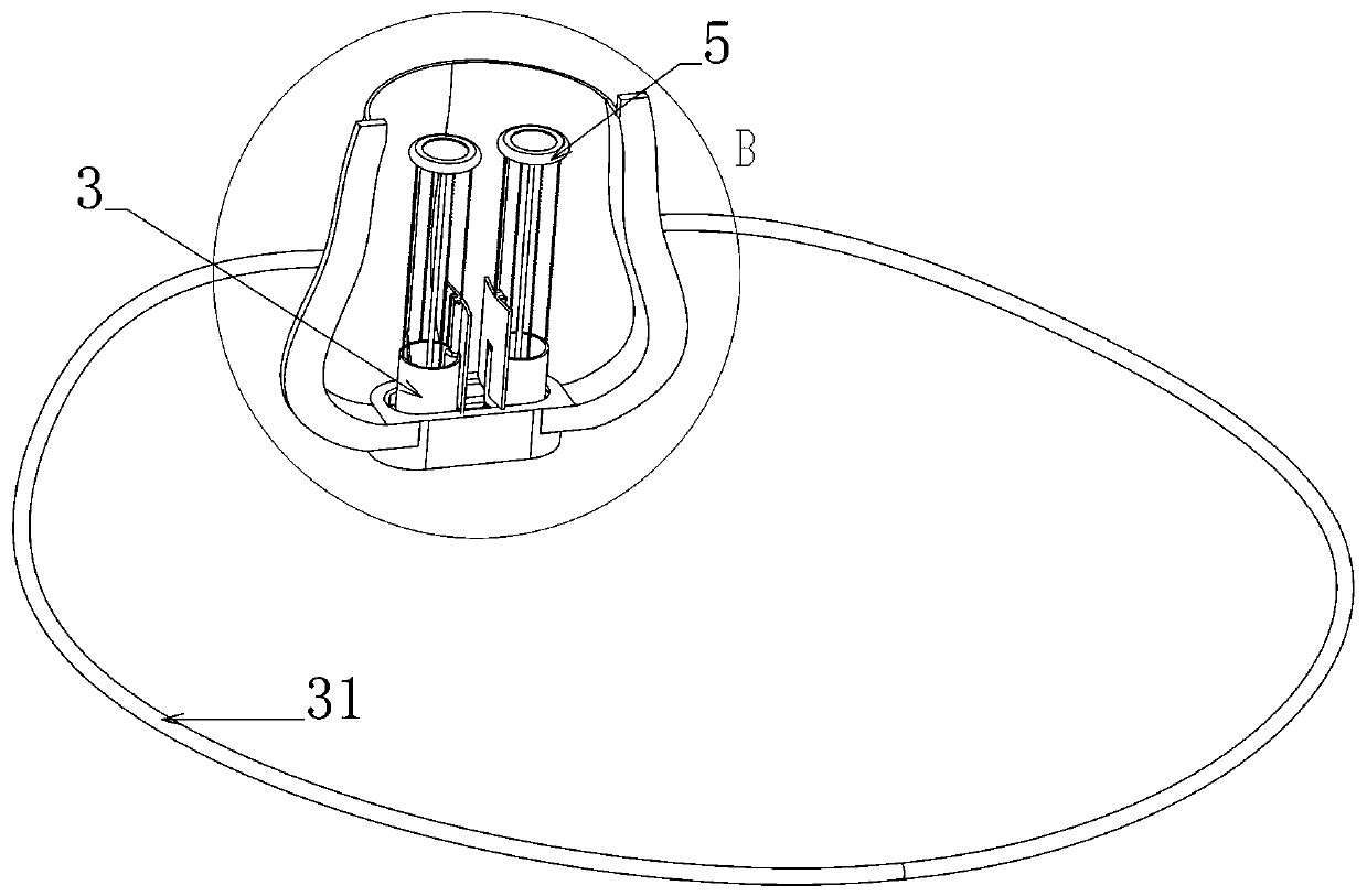 Nasal cavity support nasal septum fixator