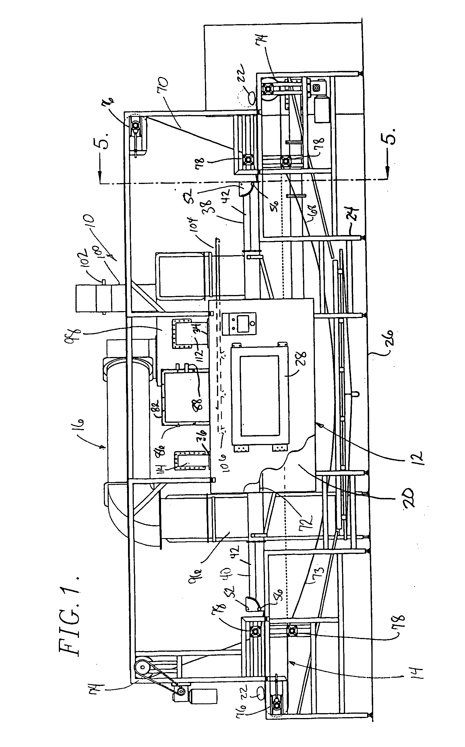 Continuous feed volumetric heating and convection oven