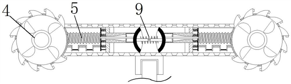 Rail transit sanding device based on wind feeling