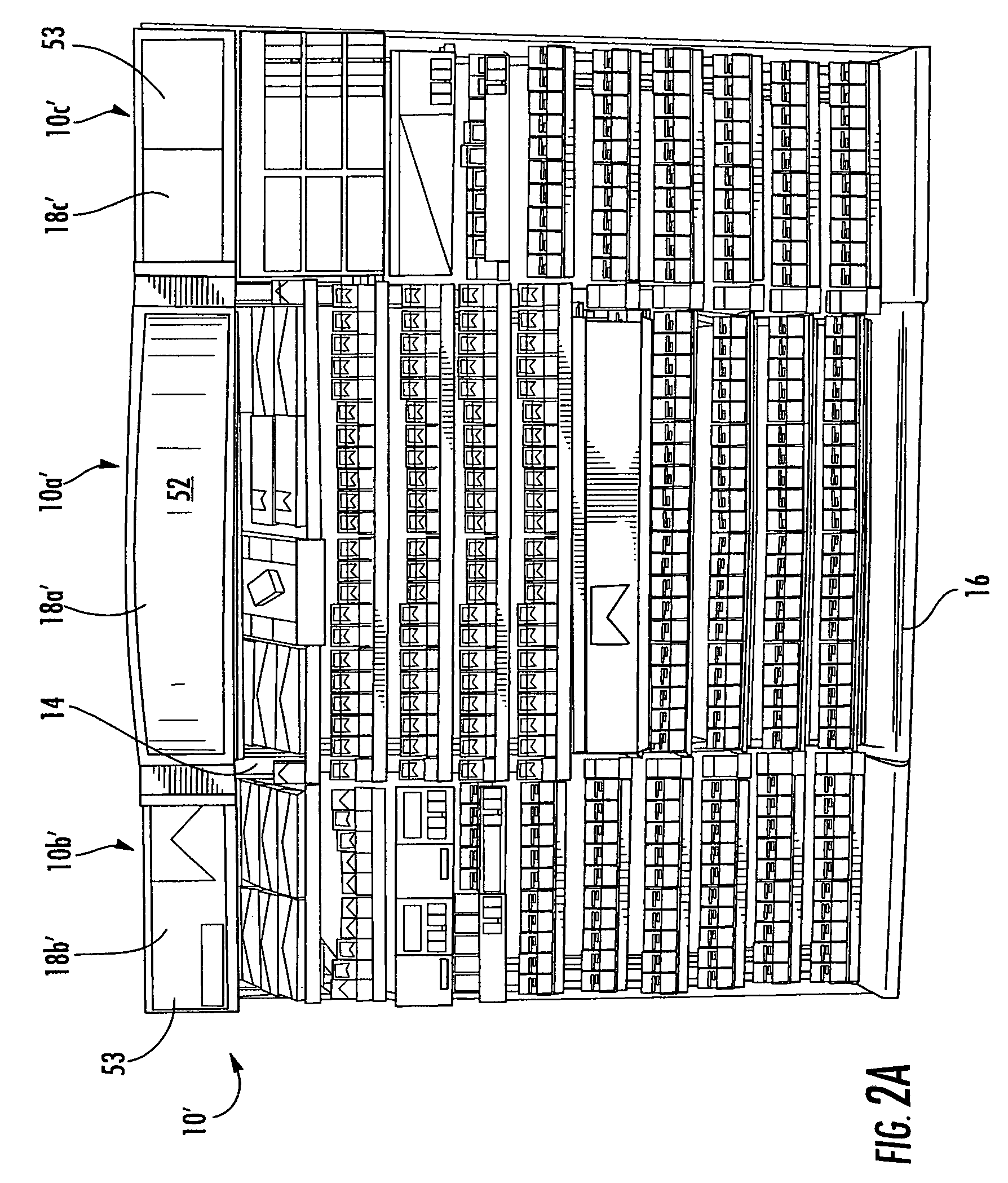 Display assembly with adjustable shelves