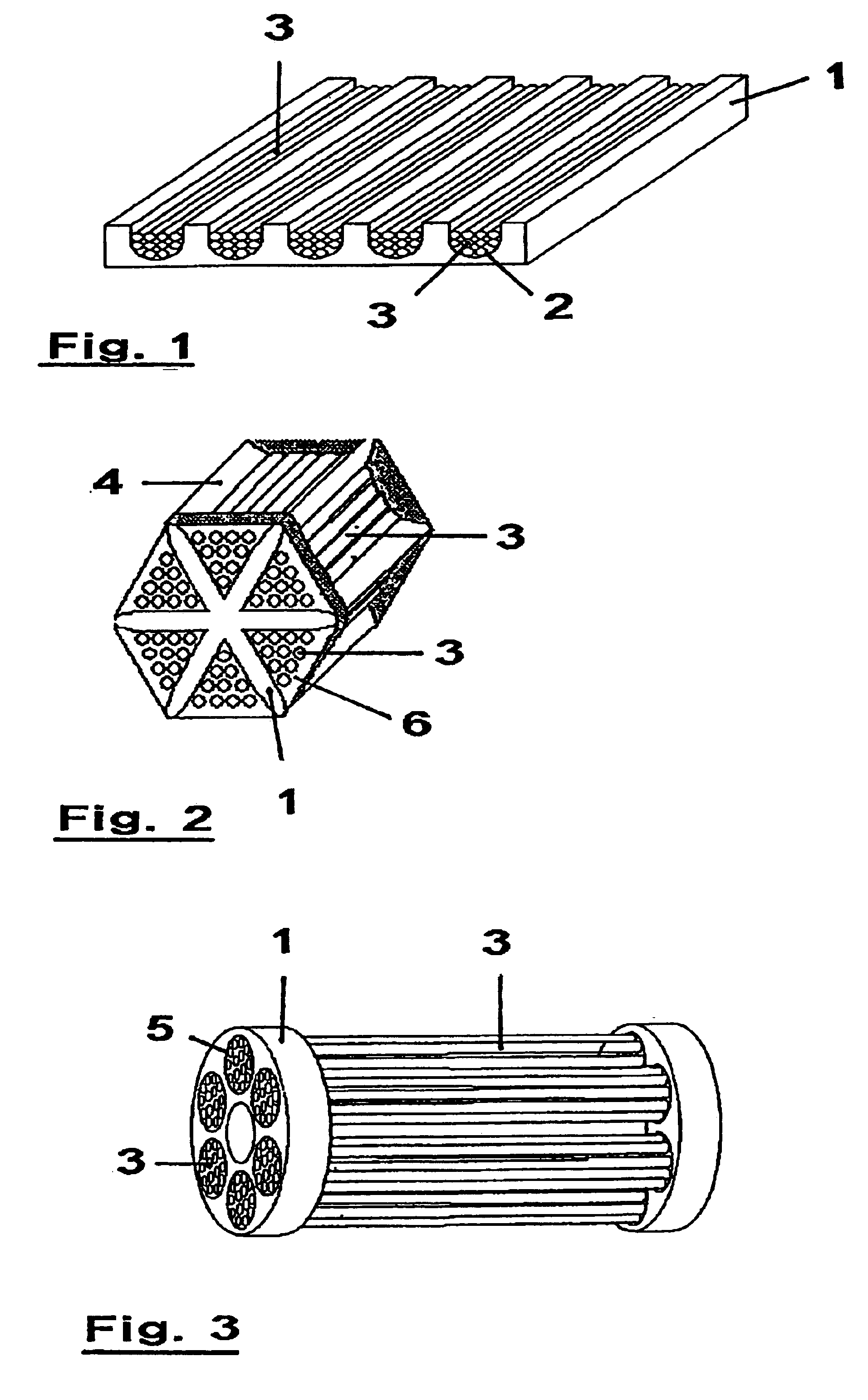 Method for producing a hollow fiber membrane module or a capillary membrane module