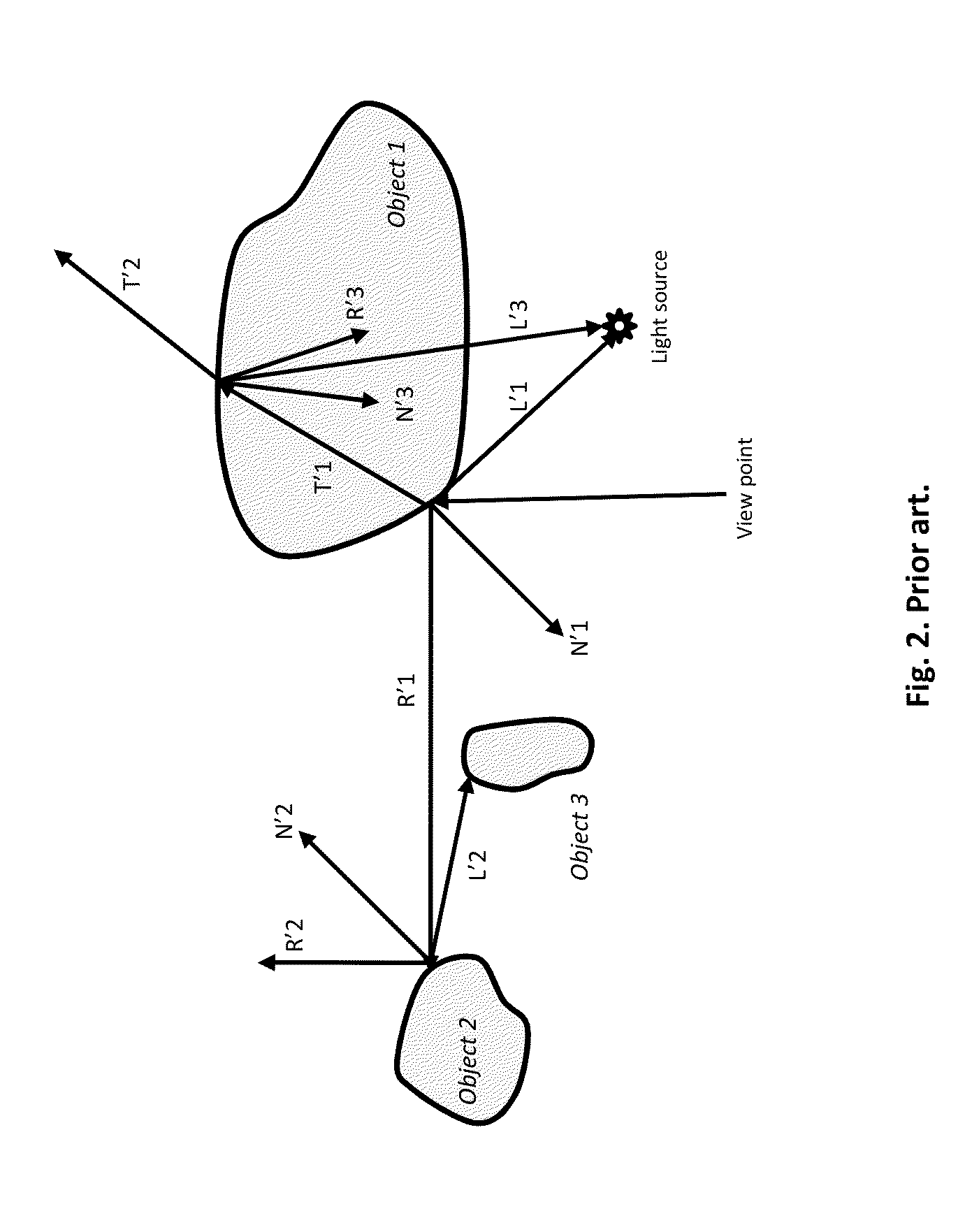 Method and System for a Separated Shadowing in Ray Tracing