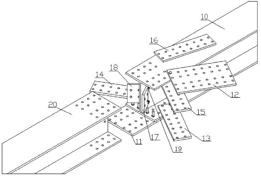 Construction method of large I-beam butt joint operation