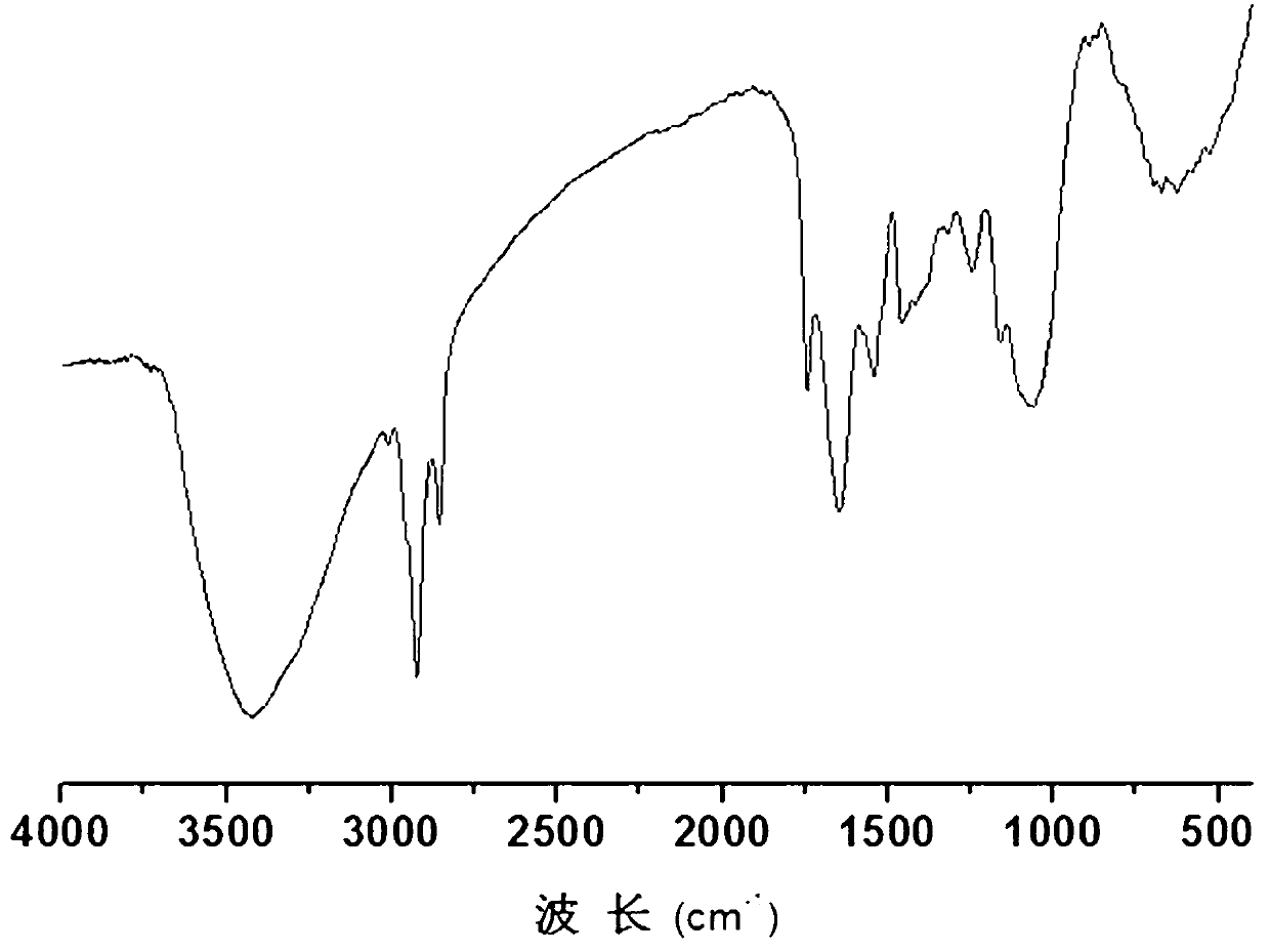 Fiber natural polymeric adsorbent and application thereof