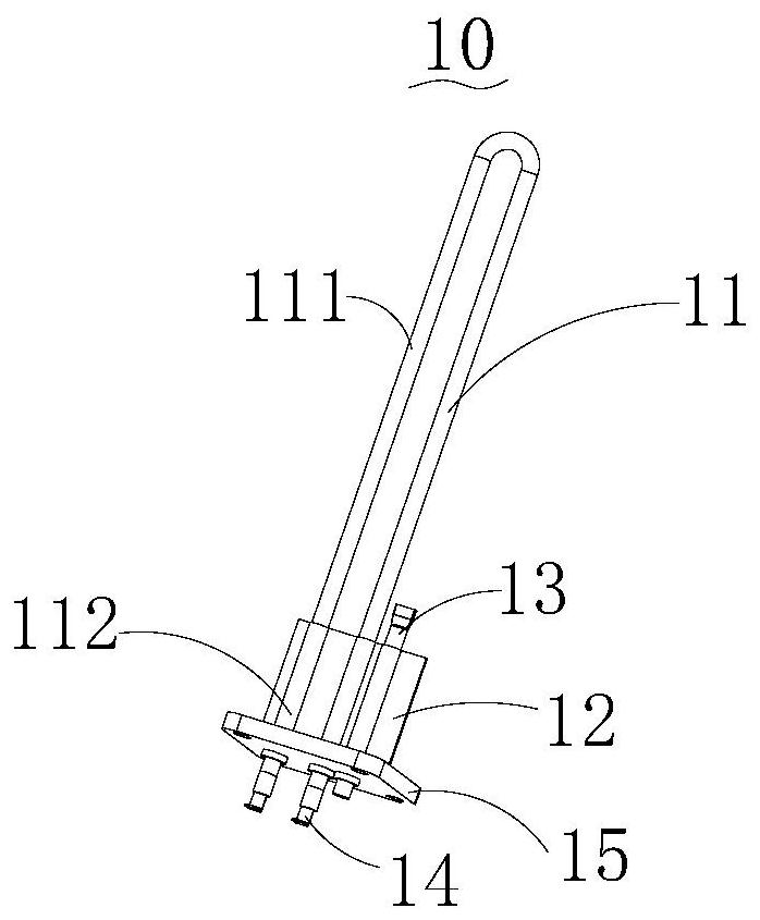 Heating device, electric water heater and control method