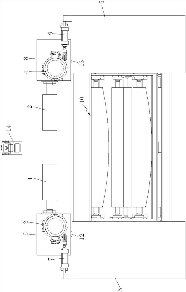 Fabric weft setting or weft setting and pattern setting system and method