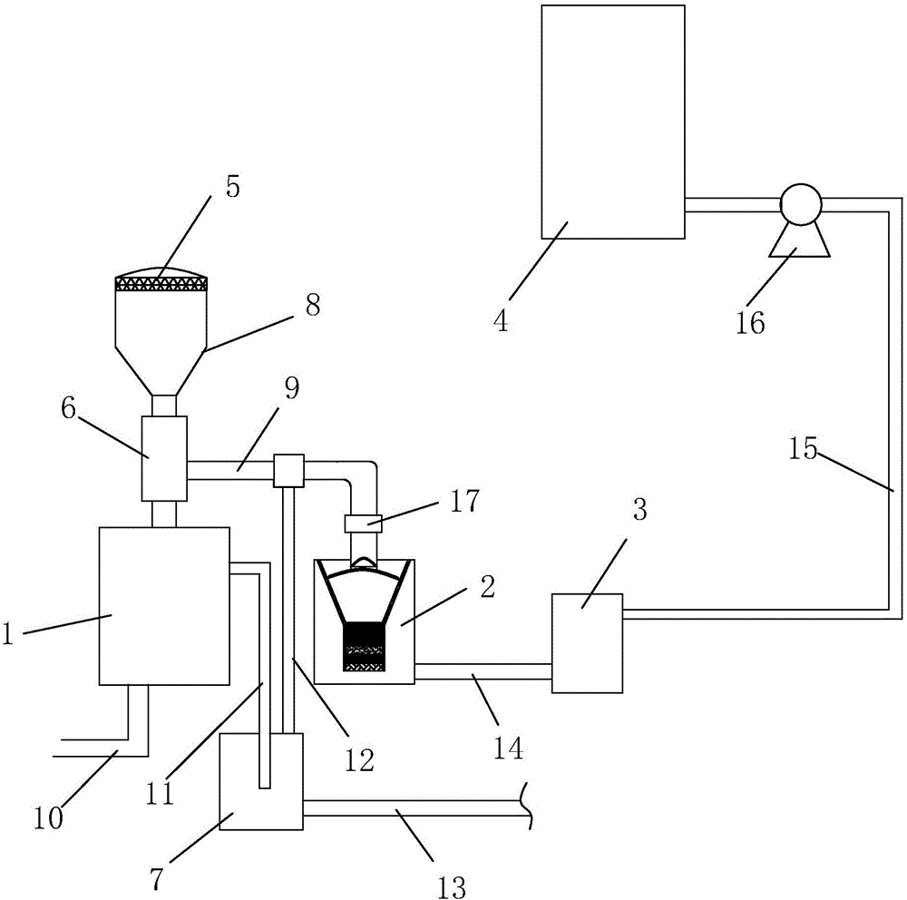 Garden rainwater collection system