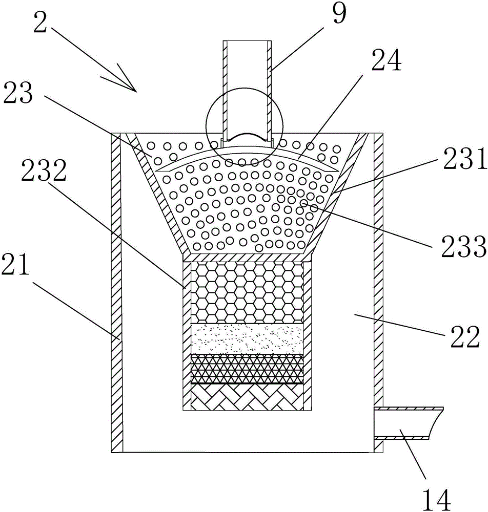 Garden rainwater collection system