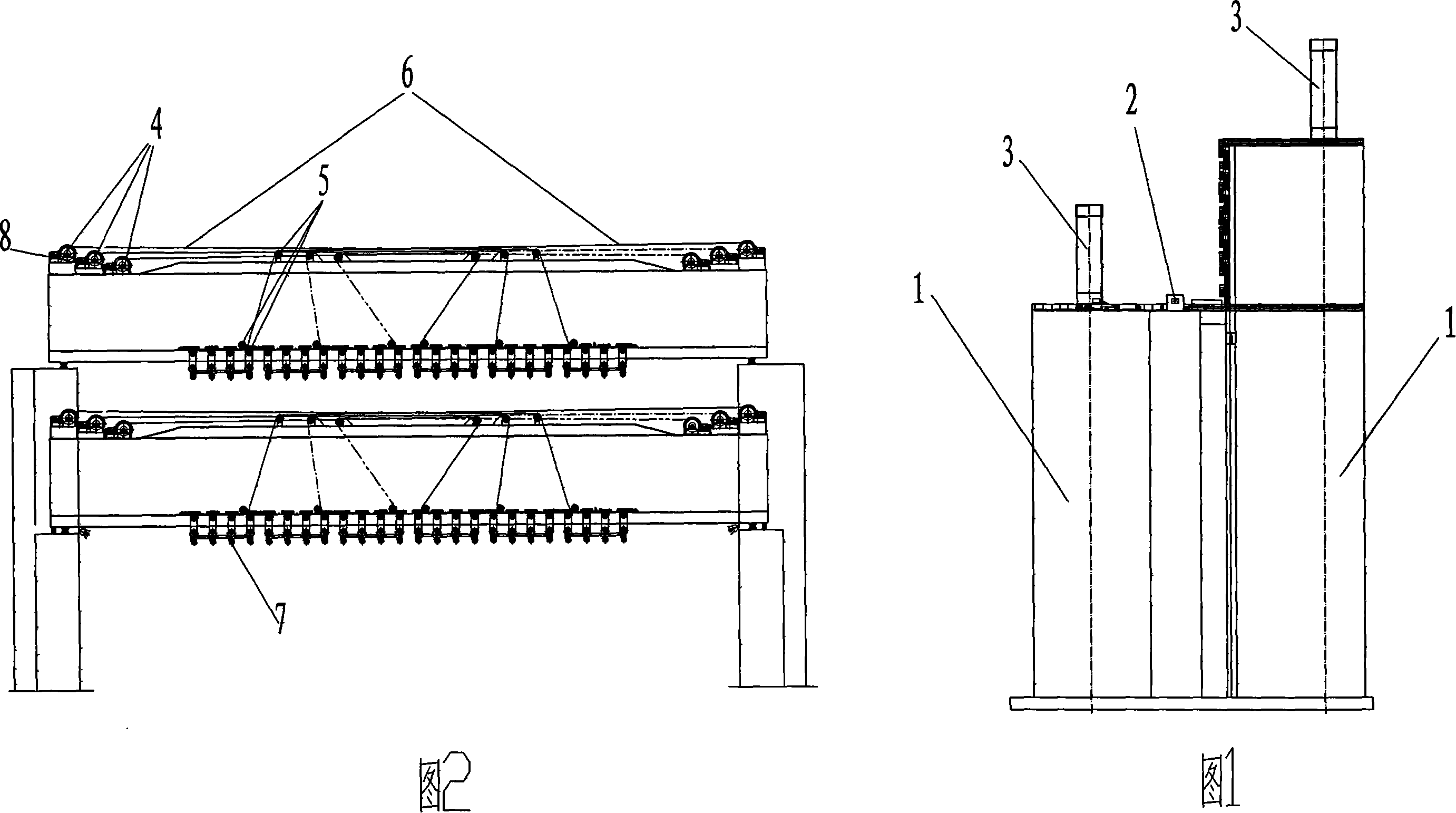 Offshore platform integral constructing and hoisting method and special-purpose hoisting machine for the same