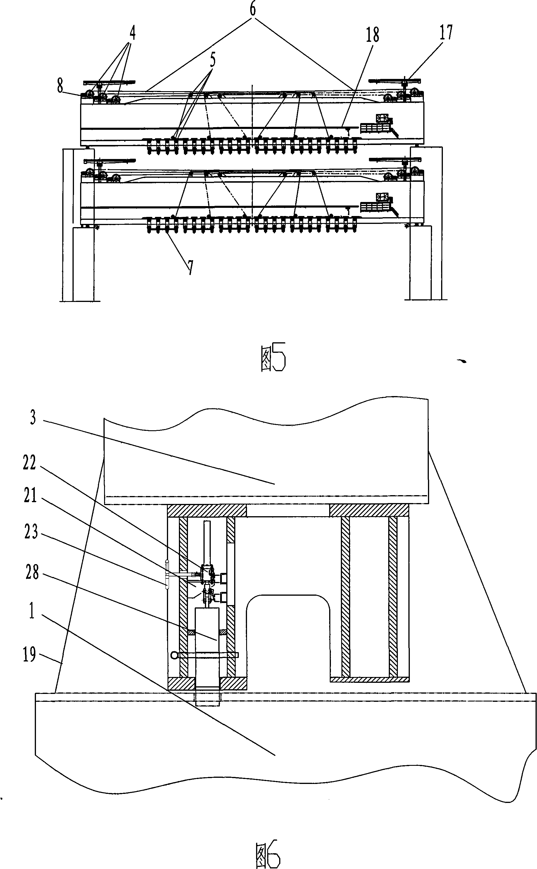 Offshore platform integral constructing and hoisting method and special-purpose hoisting machine for the same