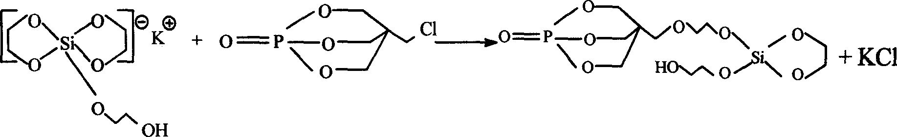 Double-ring cage shape substituted silsesquioxane and its preparation method and uses