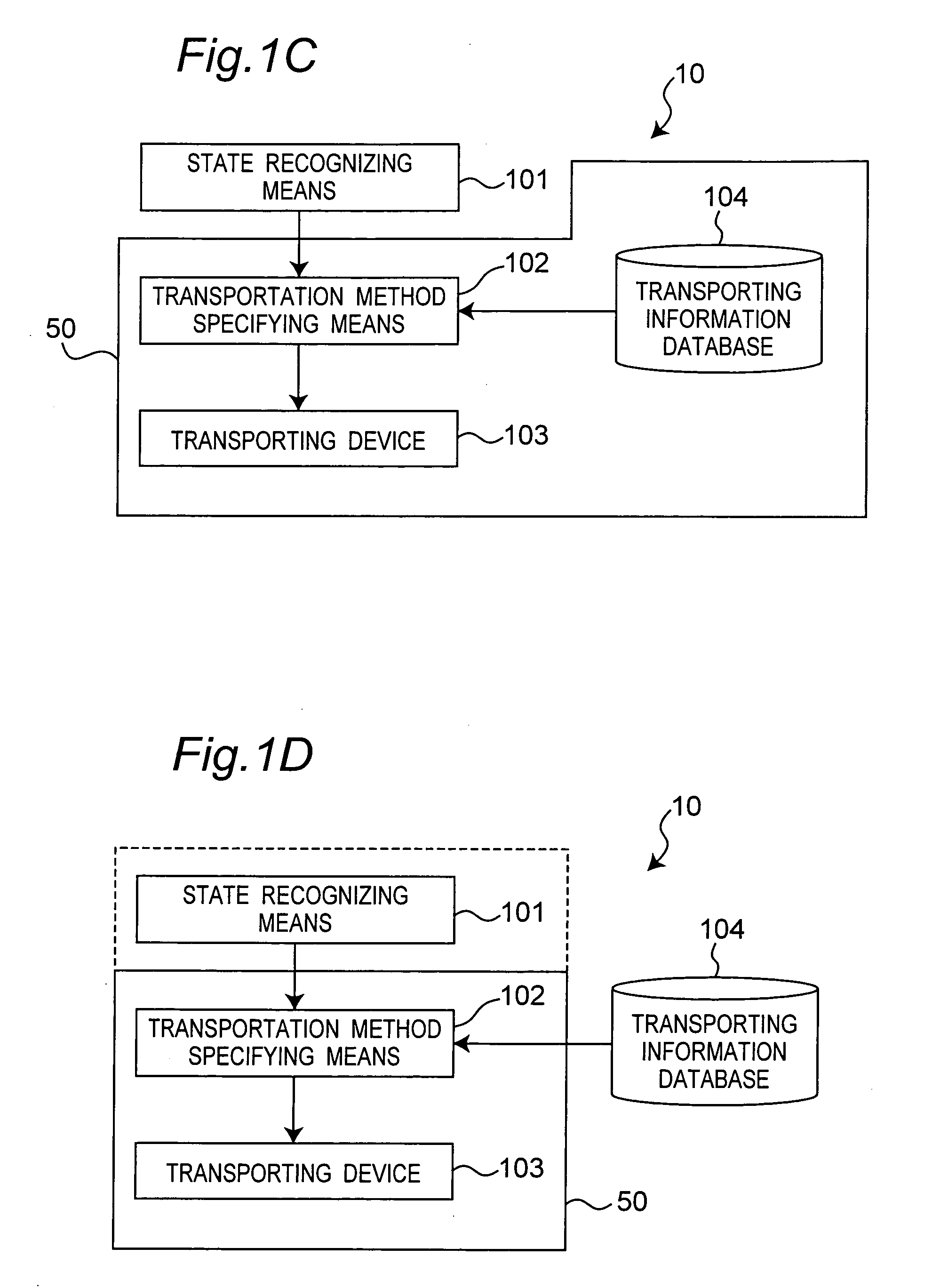 Article transporting robot