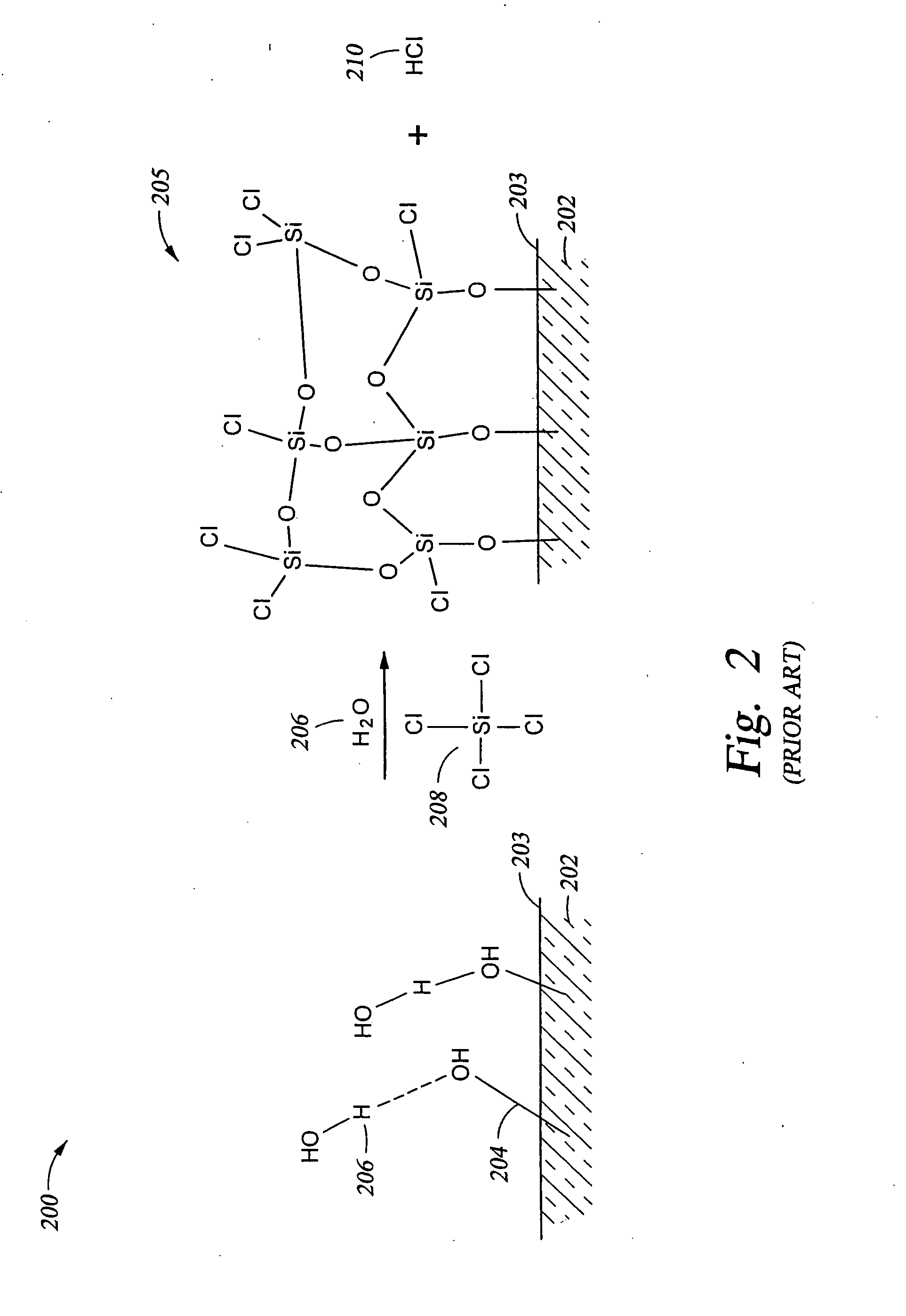 Functional organic based vapor deposited coatings adhered by an oxide layer