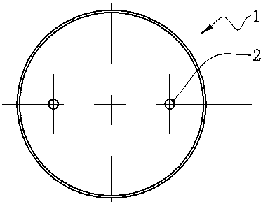 An expanding piston filled with carbon dioxide