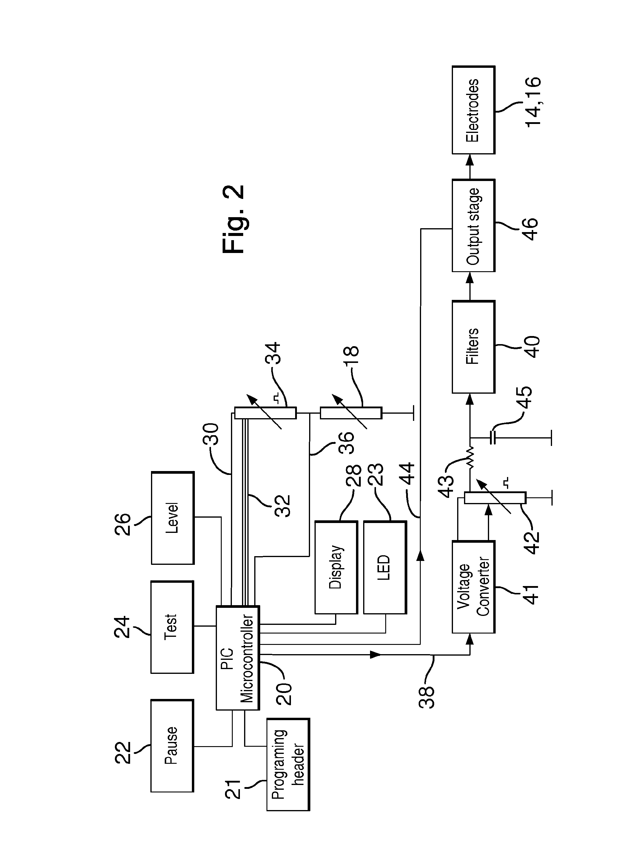 Apparatus for functional electrical stimulation of the body